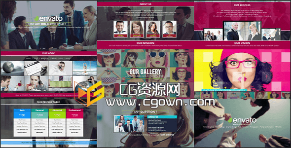 公司创意宣传片 VideoHive Creative Corporate AE模板