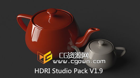 灰猩猩HDRI渲染贴图C4D预设包 Greyscalegorilla HDRI Studio v1.9