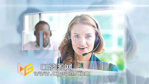 公司企业简约折叠式 Videohive Simple Folding Corporate AE模板