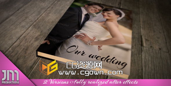 婚禮故事介紹相冊視頻 Videohive Wedding Story Presentation AE模板