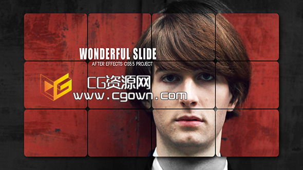 时尚模特精彩幻灯 Videohive Wonderful Slide 6843272 AE模板