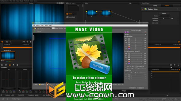 DaVinci Resolve达芬奇插件-Neat Video Pro v5.4.1专业视频降噪插件