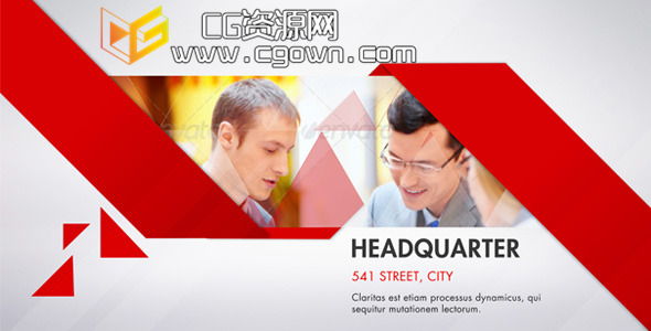 企业公司演示简介宣传片 Videohive Clean Corporate AE模板