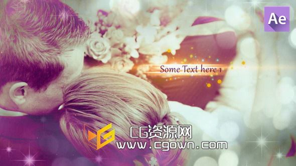 紀(jì)念日 婚紗相冊(cè) 畢業(yè)聚會(huì) 金色幻燈片 Videohive Golden Slides AE模板
