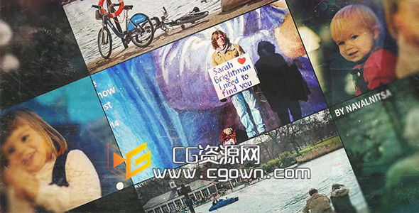 生活時(shí)刻幻燈片 周年紀(jì)念相冊(cè) Videohive Moments Of Life Slideshow AE模板
