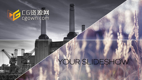 米松最喜歡 時(shí)尚分線切割動畫 企業(yè)商業(yè)宣傳 Videohive Abstract Slideshow AE模板