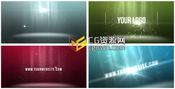 優(yōu)雅深沉企業(yè)標(biāo)志燈光動(dòng)畫 Videohive Deep Logo Reveal AE模板
