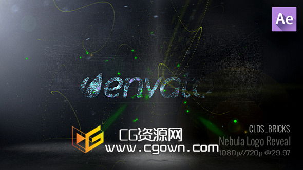星云标志闪闪发光 Videohive Nebula Logo Reveal 5178328 AE模板