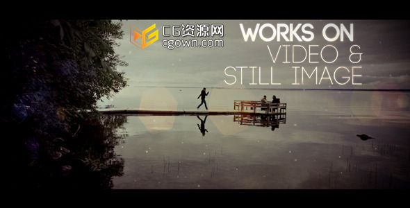 婚禮漣漪相冊(cè) 藝術(shù)過渡膠片卷軸 Videohive Ripple Photo Album AE模板