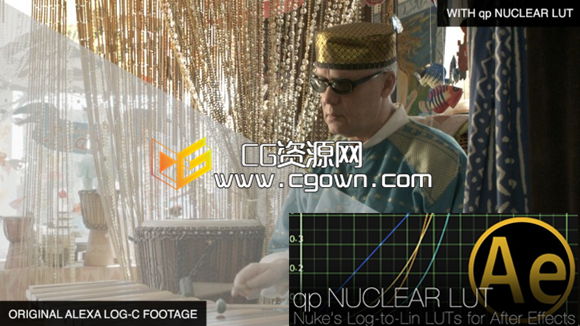 【漢化版】AE顏色空間轉(zhuǎn)換插件 qp Nuclear LUT v1.0 Win&Mac