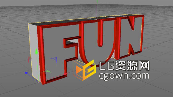 Cinema 4D – 自定义文本边缘教程 Custom Text Edges