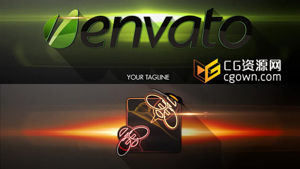 多层标志组成动画片头 Videohive Multilayer Logo Reveal 8634647 AE模板