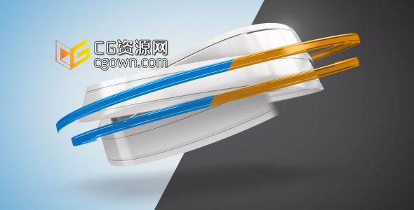 時(shí)尚絲帶標(biāo)志片頭 Videohive Ribbons Logo Reveal 6594385 AE模板