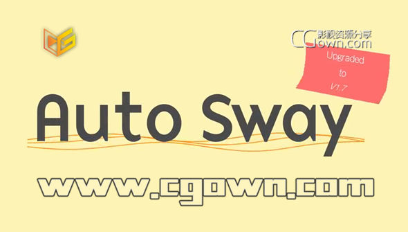 AutoSway v1.86 Win/Mac脚本AE风吹自由摇曳摆动MG动画制作免费下载