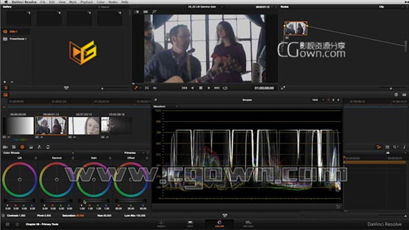 DaVinci Resolve 11 达芬奇高级调色全面基础培训视频教程 带工程项目文件