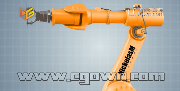AE模板 工業(yè)機(jī)器人標(biāo)志/文/錄像介紹 Industrial Robot 757308