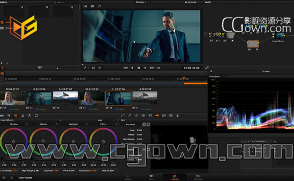 DaVinci Resolve11教程 达芬奇中影片编辑技巧视频教程