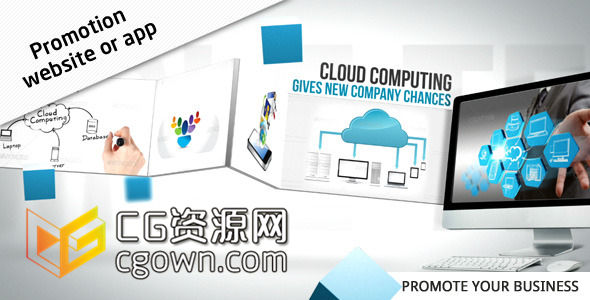 AE模板 應(yīng)用APP軟件開發(fā)商公司企業(yè)宣傳推廣應(yīng)用程序服務(wù)演示視頻