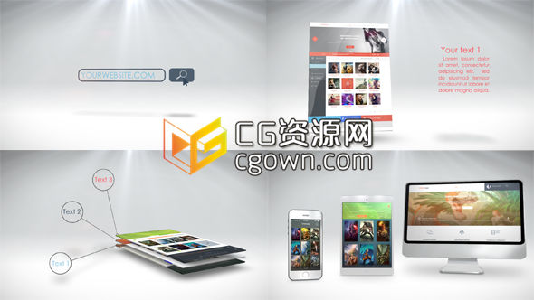 AE模板 互聯(lián)網(wǎng)公司企業(yè)通信業(yè)務(wù)介紹網(wǎng)站服務(wù)網(wǎng)頁推廣宣傳視頻