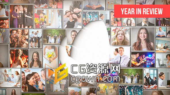 AE模板 公司企業(yè)年度回顧視頻 展示重要事件和成就里程碑