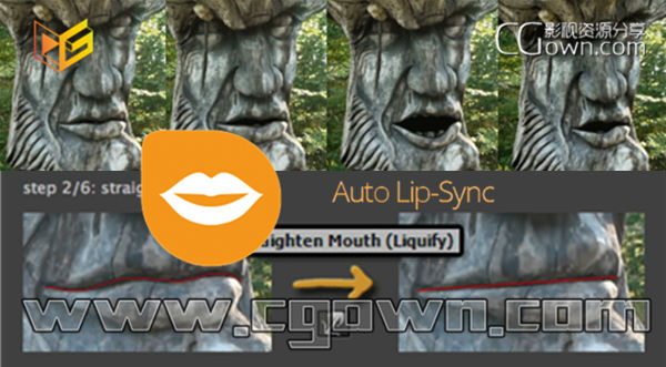 AE脚本 Auto Lip-Sync V1.07 自动对口型嘴唇动画工具 带视频教程