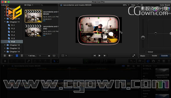 FCPX教程 Final Cut Pro X 10.2 全面学习新版本的功能培训视频教程
