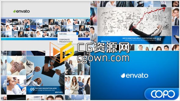 AE模板 多視頻或圖片介紹公司企業(yè) 用于公司簡介，產(chǎn)品演示，展示產(chǎn)品和服務(wù)