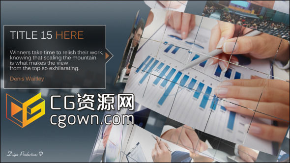 AE模板 公司企業(yè)商務(wù)照片墻視頻 慈善機構(gòu)宣傳片 互聯(lián)網(wǎng)通信