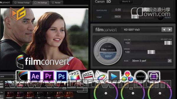FilmConvert Pro Mac平台最新插件与软件集合包 更新2015年8月