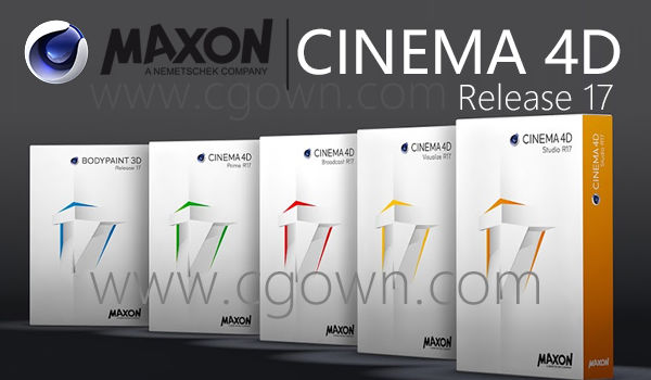 Cinema 4D R17 中文三维软件 全新版本功能全面视频教程