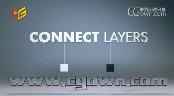 AE脚本 Connect Layers v1.1 图层连接点线面动画工具 带视频教程