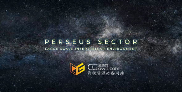 AE模板 電影4K分辨率銀河星系星際星云科幻大片宣傳效果