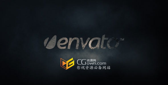 AE模板 E3D制作三維金屬破碎置換展示標(biāo)志或文字LOGO動畫