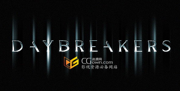 AE模板 堅韌不拔黑暗恐怖的大氣風格的電影預告片視頻