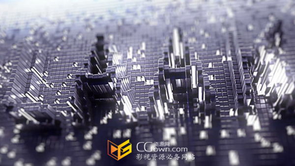 C4D教程 利用黑白视频驱动制作运动图形的图案动画效果