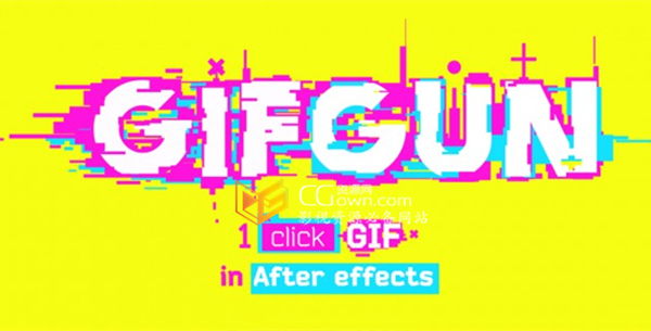 GifGun v1.0.4.2 AE脚本 一键快速输出GIF动态图工具