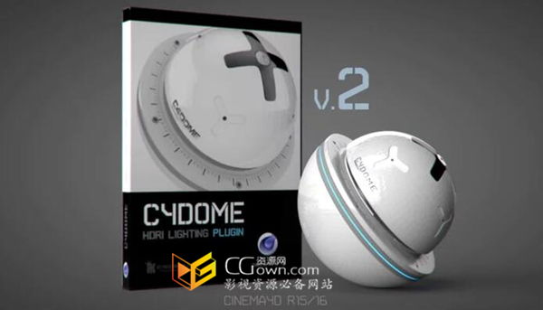 C4Dome v20 Build 2020150907 C4D插件 产品级HDRI照明灯光渲染预设