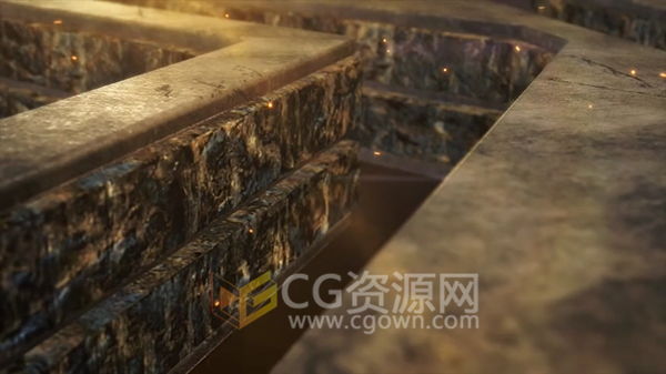 AE模板 Element3D制作大氣三維金屬火花煙霧標(biāo)志LOGO演繹片頭 免費下載