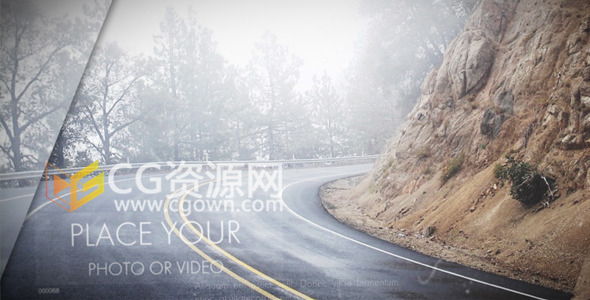 大氣風(fēng)景圖片展示開場(chǎng)片頭視頻AE模板 鼓舞人心照片顯示畫面 免費(fèi)下載