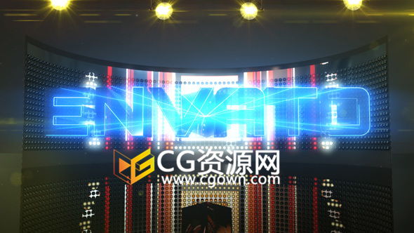 舞立方VJ舞臺背景視頻AE模板 方塊炫酷音樂元素E3D三維動畫 免費下載