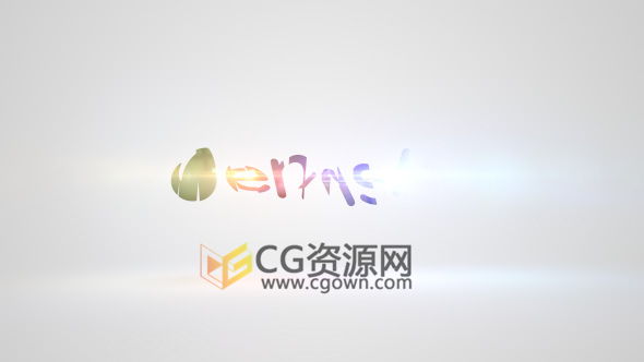 明亮清新公司标志片头AE模板 LOGO分割旋转开场拼贴效果 免费下载