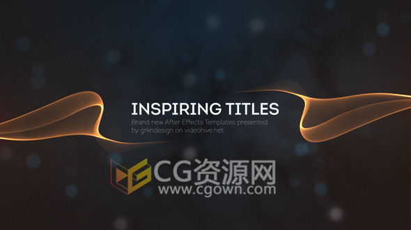 抽象創(chuàng)意藝術粒子文字標題視頻宣傳AE模板 Plexus低多邊形背景動畫 免費下載