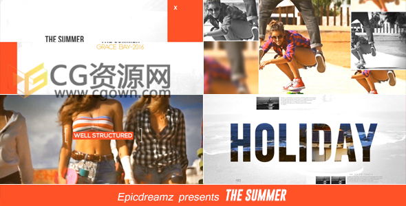 清爽時尚活力城市風(fēng)采宣傳視頻AE模板 旅游公司形象片制作工程 免費(fèi)下載