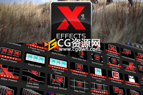 FCPX轉(zhuǎn)場(chǎng)插件-XEffects Tech 44種折疊分屏擦除RGB分色動(dòng)態(tài)轉(zhuǎn)場(chǎng)效果 免費(fèi)下載