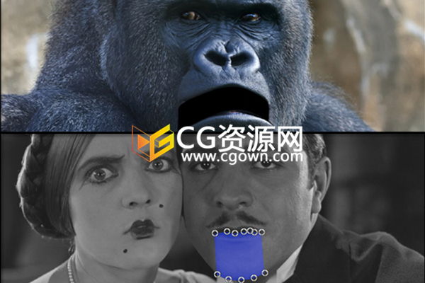 FCPX插件 人物圖片制作口型像木偶說(shuō)話動(dòng)作效果 Final Cut Pro X插件