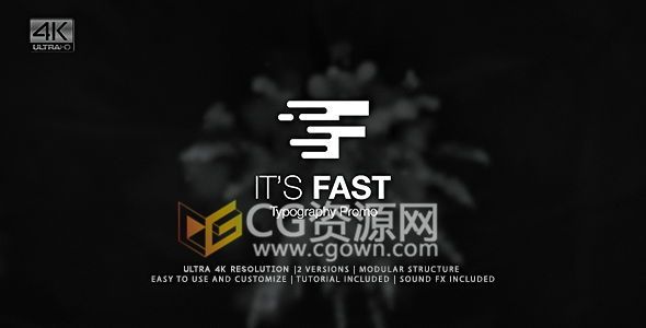AE模板快速文字切換動(dòng)畫(huà)標(biāo)題排版動(dòng)感介紹片頭字幕效果 免費(fèi)下載