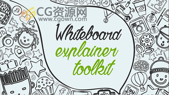AE模板校園鉛筆手繪卡通教育宣傳MG動(dòng)畫制作工程文件 免費(fèi)下載