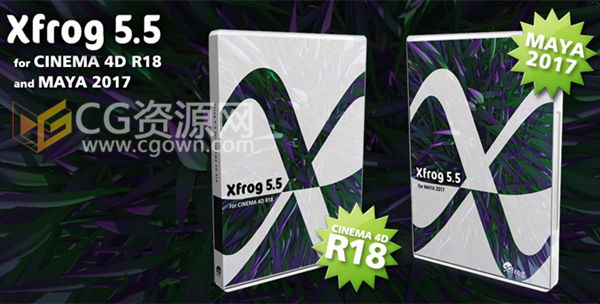 植物生长插件 Greenworks XFrog v5.5 支持 Maya 2017 Win/Mac