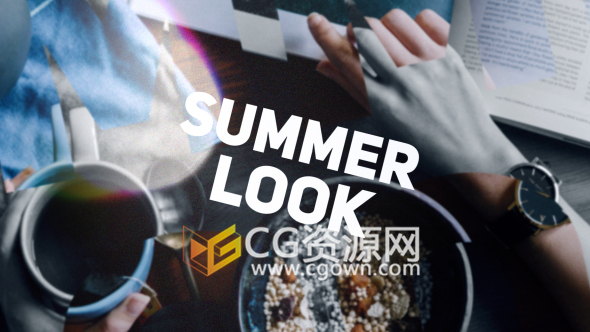 假期動感旅游介紹宣傳視頻時尚影片制作效果AE模板