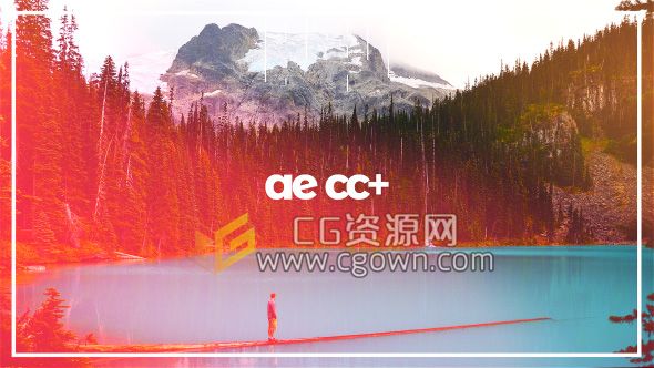 AE模板時(shí)尚幻燈片開場片頭夏天旅行圖片展示動畫宣傳視頻